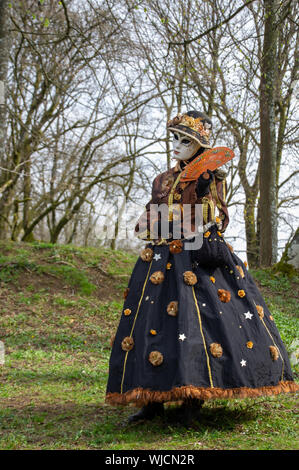 Carnevale veneziano o Carnaval Vénetien a Longwy, Francia Foto Stock