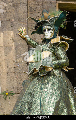 Carnevale veneziano o Carnaval Vénetien a Longwy, Francia Foto Stock