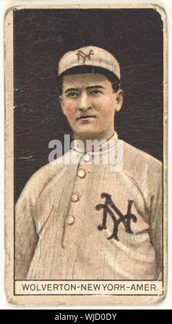 Harry Wolverton, New York Montanari, baseball card ritratto Foto Stock