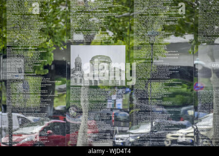 Berlino, la deportazione, Germania, memorial, Memorial Hermann's Ehlers posto, l' olocausto, ebraismo, ebraica, ebraica, ebraica, ebraica, ebraica, ebraiche, Jewi Foto Stock