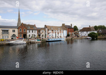 Visualizzare il Quay, St Ives, Cambridgeshire Foto Stock