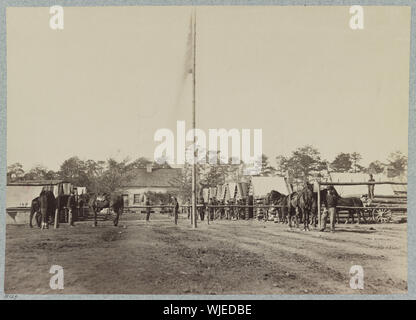 Sede decimo Esercito, Hatcher's Farm, dicembre, 1864 Foto Stock