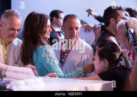 Penelope Cruz Sala conferenze Foto Stock