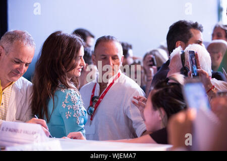 Penelope Cruz Sala conferenze Foto Stock