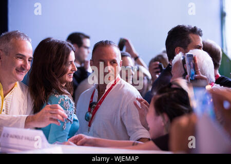 Penelope Cruz Sala conferenze Foto Stock