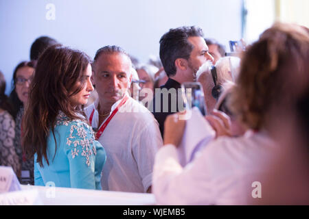 Penelope Cruz Sala conferenze Foto Stock