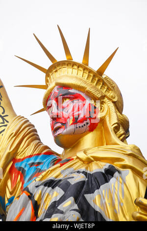 Punto di riferimento di Taipei, statua della libertà Foto Stock