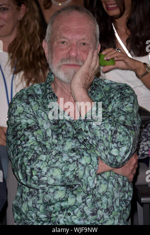 Venezia, Italia. 03Sep, 2019. 76° Festival del Cinema di Venezia 2019, tappeto rosso short film "Happy Birthday" nella foto: Terry Gilliam Credit: Indipendente Agenzia fotografica/Alamy Live News Foto Stock