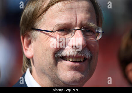 Kassel, Deutschland. 31 Agosto, 2019. Ritratto, Ritratto, Ritratto, testa Rainer Koch (DFB Viezepraesident). GES/calcio/Campionato europeo femminile di qualificazione: Germania - Montenegro, 31.08.2019 Calcetto: femminile UEFA EURO 2021 Qualifiche: Germania contro il Montenegro, Kassel, Agosto 31, 2019 | Utilizzo di credito in tutto il mondo: dpa/Alamy Live News Foto Stock