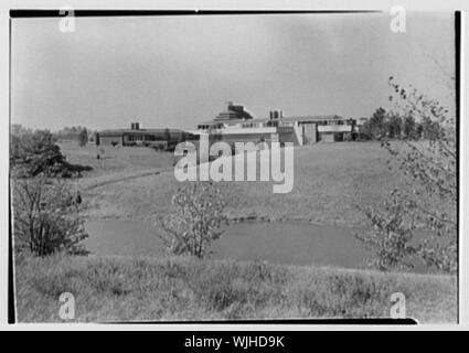 Herbert F. Johnson, Jr., Wingspread, residence a Racine, Wisconsin. Foto Stock