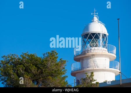 Cabo de San Antonio Capo Faro in Denia Javea di Alicante in Spagna mediterranea Foto Stock