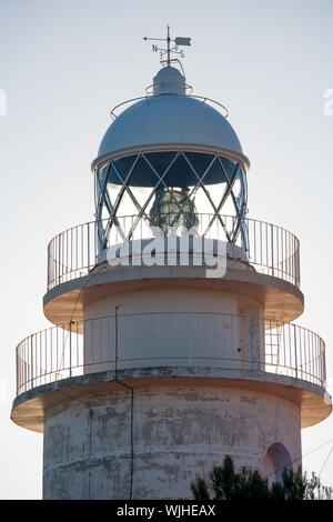 Cabo de San Antonio Capo Faro in Denia Javea di Alicante in Spagna mediterranea Foto Stock