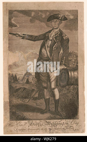 Il suo excy. George Washington Esqr. capitano generale di tutte le forze americane / J. Norman. Foto Stock