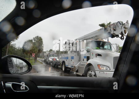 Davie, Stati Uniti d'America. 03Sep, 2019. FLORIDA - 2019: meglio di uragano - Stock Foto di persone: Uragano Dorian Credito: tempeste Media Group/Alamy Live News Foto Stock