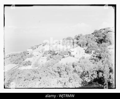 Case sulla collina Foto Stock