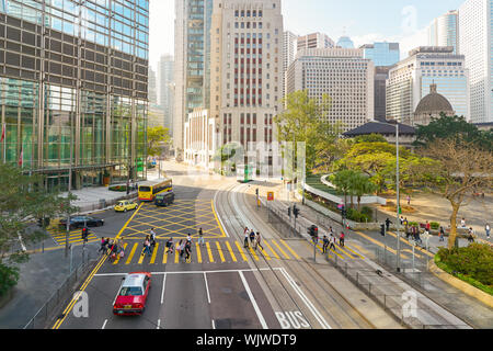 HONG KONG CINA - Circa febbraio, 2019: Hong Kong nelle ore diurne. Foto Stock