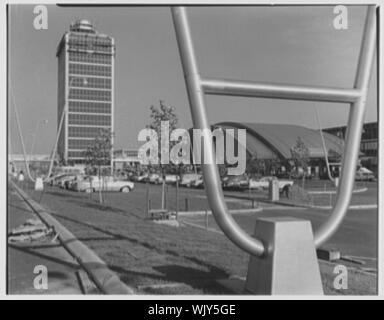 Aeroporto di Edoardo Vianello edificio degli arrivi. Foto Stock