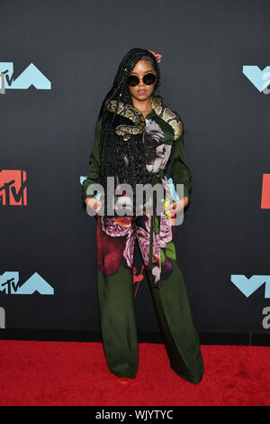 S.e.r. assiste il 2019 MTV Video Music Awards presso il Centro Prudential su agosto 26, 2019 a Newark, New Jersey. Foto Stock