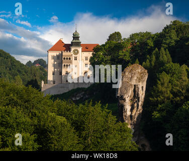 Pieskowa Skala castello, situato in Ojcowski National Park Foto Stock