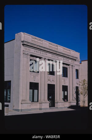 Jackson State Bank, 2ndStreet, Jackson, Minnesota Foto Stock