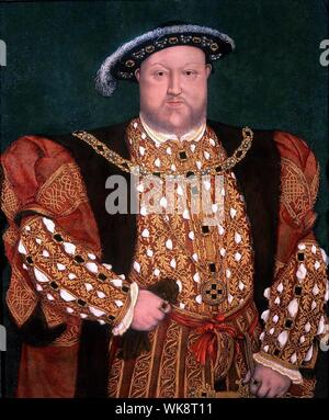 Henry VIII (28 giugno 1491 - 28 gennaio 1547) era il re dell'Inghilterra Foto Stock