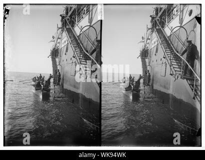 Jaffa. Imballaggio & esportazione di arance Foto Stock