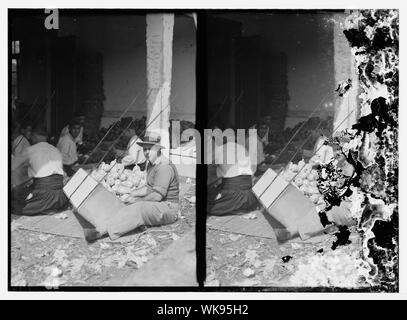 Jaffa. Imballaggio & esportazione di arance Foto Stock