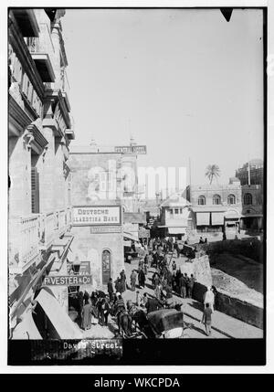 Gerusalemme (El-Kouds). David Street Foto Stock