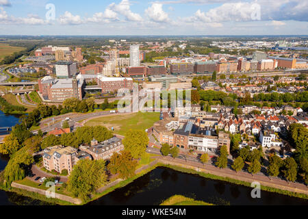 Den Bosch con Het Bossche Broek dall'aria Foto Stock