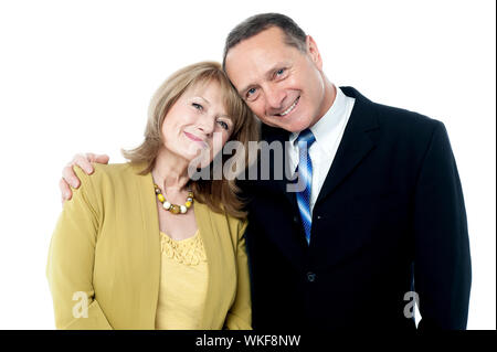 Immagine di una coppia senior in amore Foto Stock