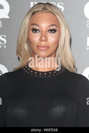 Londra, Regno Unito. 03Sep, 2019. Munroe Bergdorf assiste la GQ Men of the Year Awards tenutosi presso la galleria Tate Modern Bankside a Londra. Credito: SOPA Immagini limitata/Alamy Live News Foto Stock