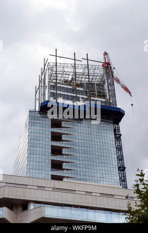 Moderno edificio in costruzione Foto Stock