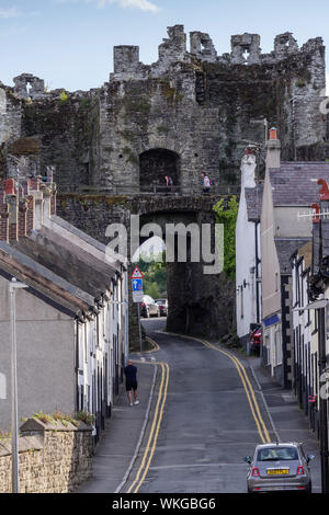 Conwy Castle Conwy Wales Foto Stock
