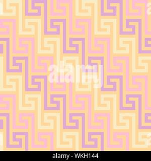 Vector seamless ornamento greco, Meandro Illustrazione Vettoriale