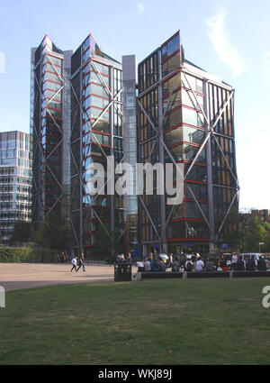 Appartamenti di lusso Holland Street South Bank di Londra Foto Stock