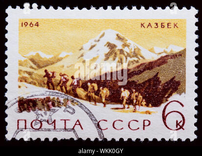 Unione Sovietica Francobollo - Mountain Kazbek Foto Stock