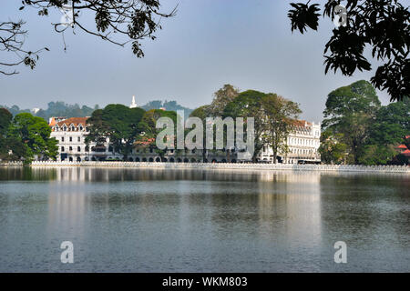 Regina Hotel, Lago Kandy, Kandy, Sri Lanka Foto Stock