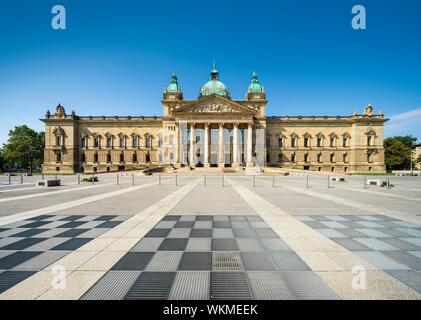 Il Tribunale amministrativo federale di Germania, ex corte suprema del Reich tedesco, Lipsia, Sassonia, Germania Foto Stock