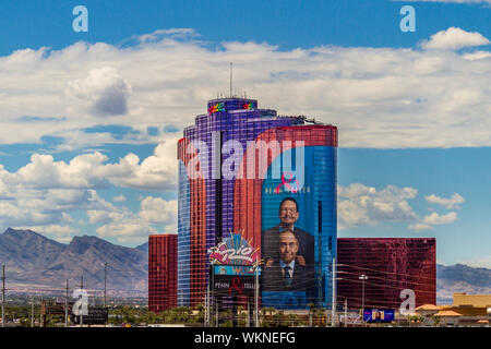 Las Vegas NV / STATI UNITI D'America - 11 Maggio 2019: il Rio Hotel e Casinò è situato a ovest del famoso Las Vegas Strip a 3700 W Flamingo Rd, Las Vegas, Nevada. Foto Stock