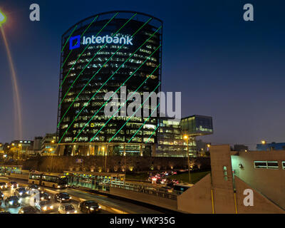 Edificio interbancario a San Isidro Lima Peru Foto Stock