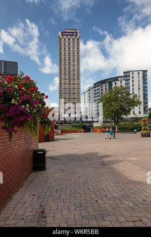 The Bear Pit - St. James Barton Roundabout, Bristol City Centre, Inghilterra, Regno Unito Foto Stock