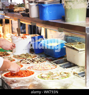 Pizze Foto Stock