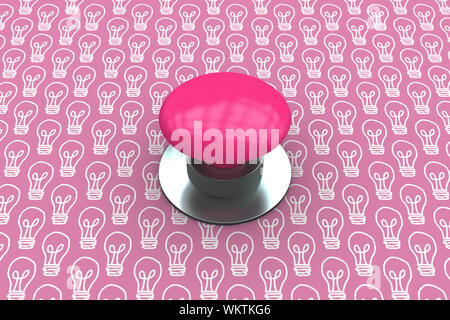 Rosa pulsante contro bollino rosa Foto Stock