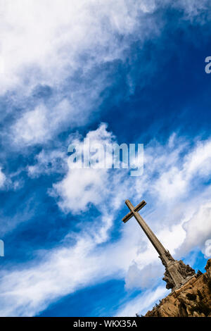 Valle dei caduti - un monumento dedicato a tutte le vittime della guerra civile spagnola. Foto Stock