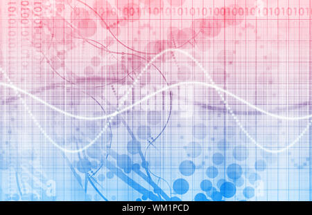La tecnologia virtuale Foto Stock