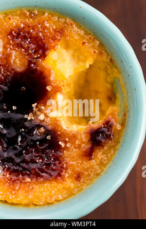 Francese dessert - CREMA BRULEE, crema bruciata Foto Stock