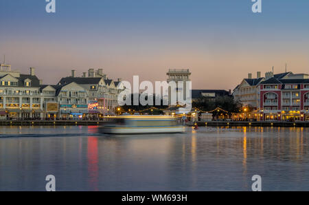 Alberghi e il Disney World Resort vicino ad Orlando, Florida. Ci sono molti hotel del resort. Foto Stock