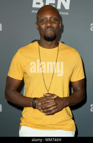 Il CW Estate 2019 TCA tutte le Star Party tenuto presso il Beverly Hilton Hotel di Beverly Hills, la California. Dotato di: Keston John dove: Los Angeles, California, Stati Uniti quando: 05 Ago 2019 Credit: Adriana M. Barraza/WENN.com Foto Stock