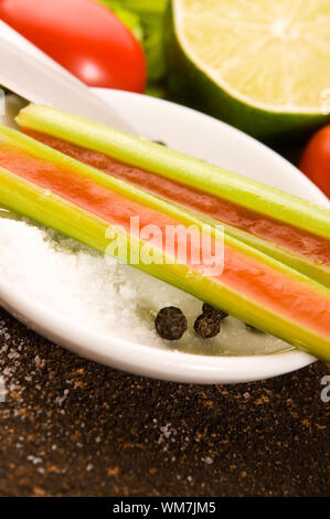 Jelly bloody mary Foto Stock