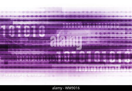 Dati di grandi dimensioni e la soluzione di Cloud Computing Online Foto Stock